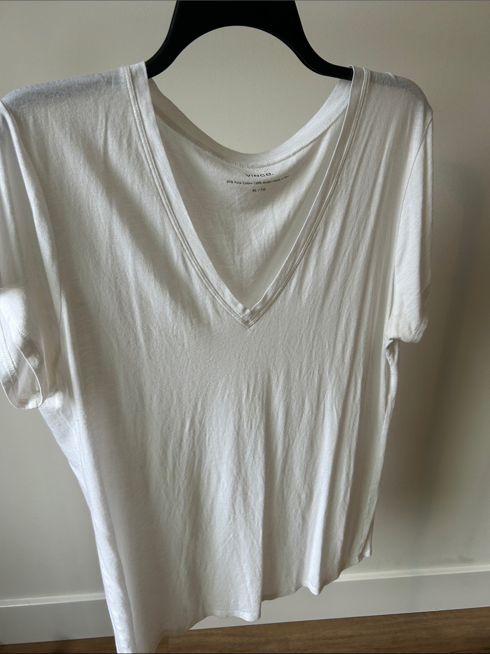 VINCE XL white T